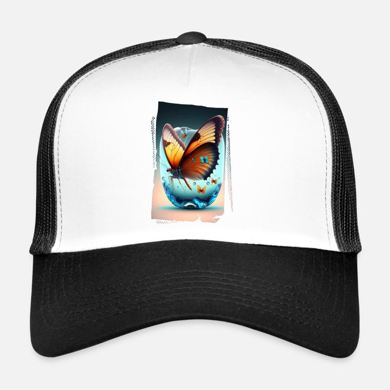 Papillon Fondant Casquette trucker 
