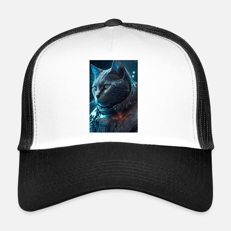 Cat in space Trucker Cap