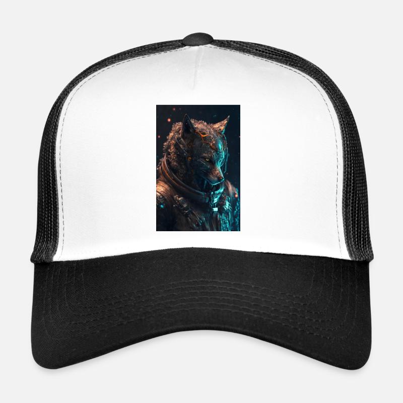 Loup dans l’espace Casquette trucker 