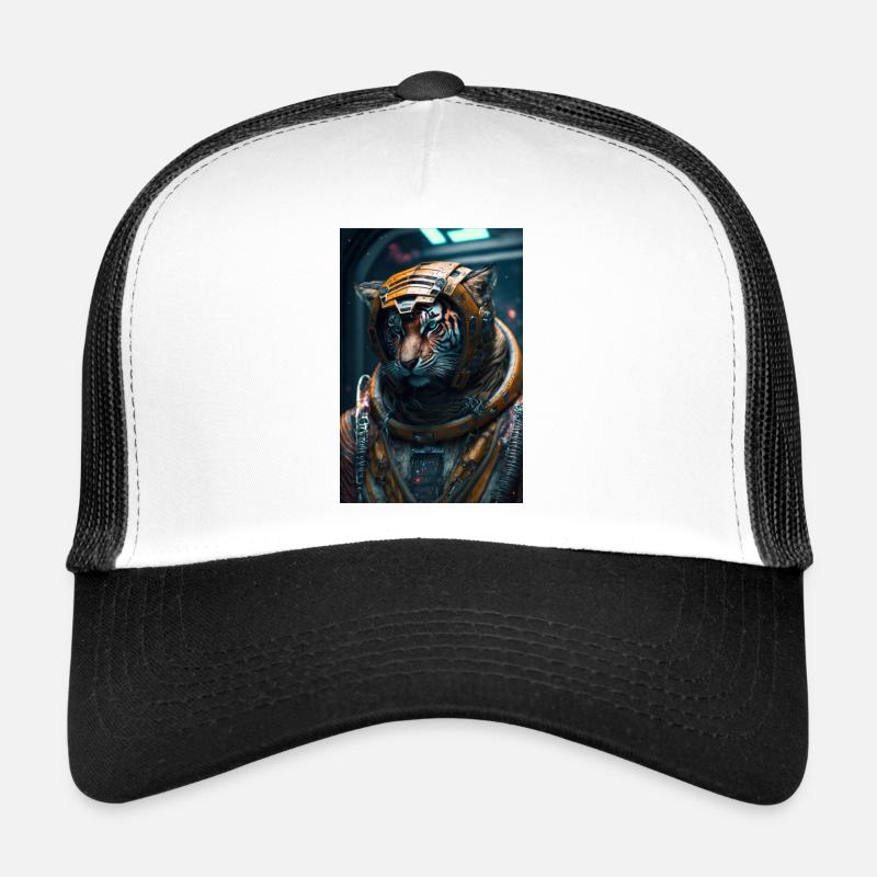 Tigers in space Trucker Cap