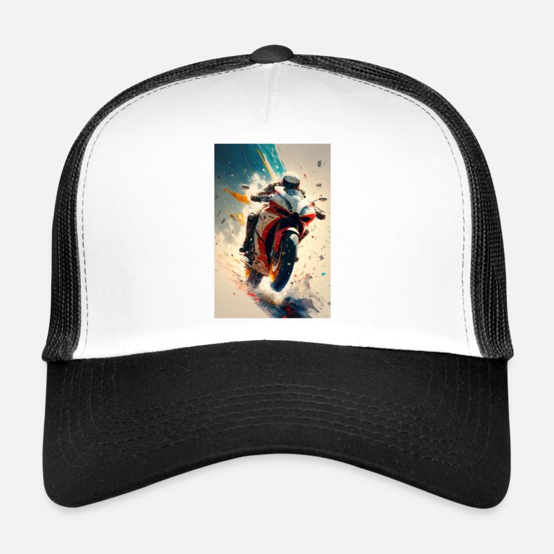 Motorcycle Trucker Cap