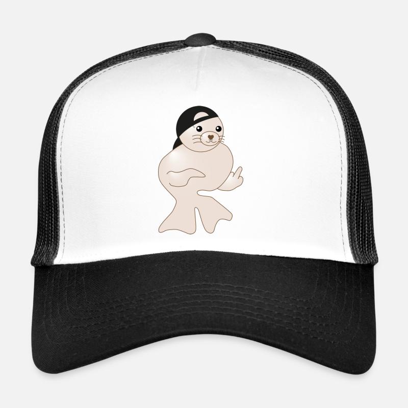 Seal's finger Trucker Cap