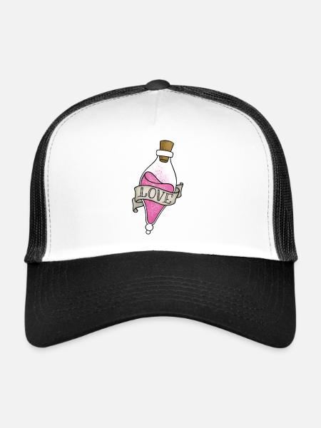 Liebeszauber - Trucker Cap - Weiß/Schwarz