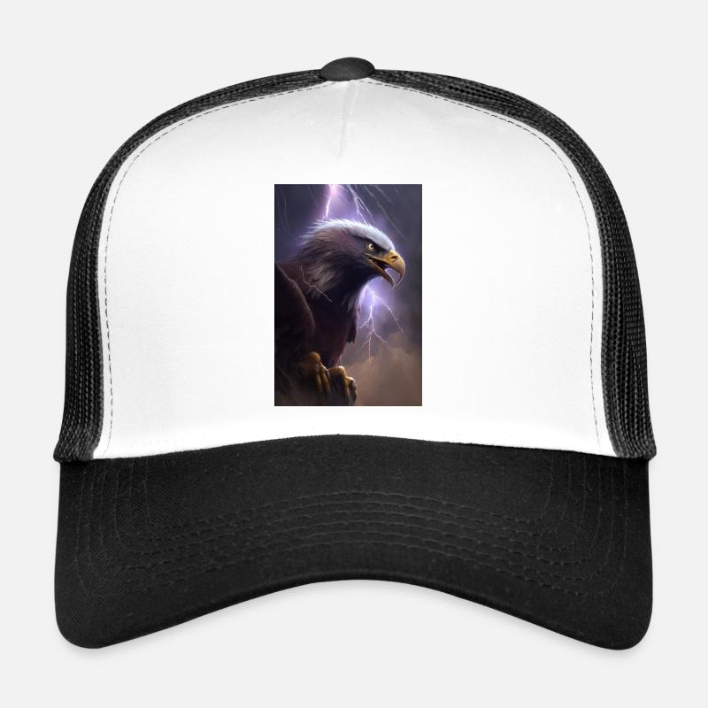 Eagle Lightning Cool Storm Animal Bird Epic Trucker Cap