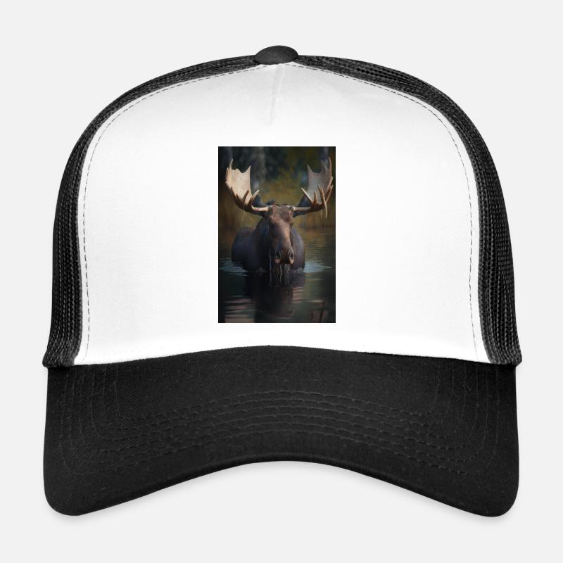 Moose Realistic Trucker Cap