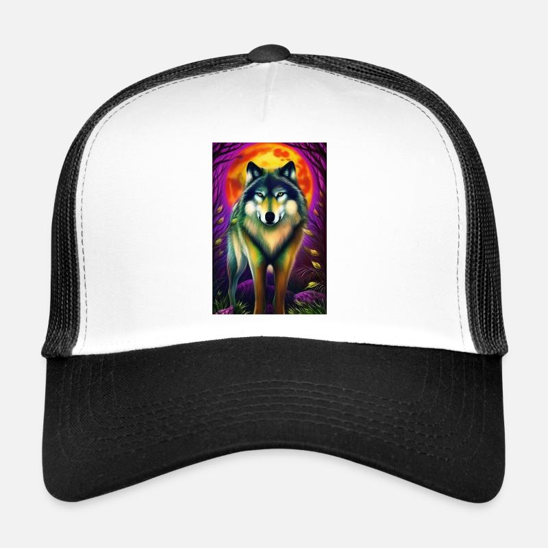 Wolf und Mond Trucker Cap