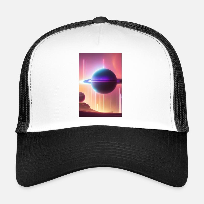 Space, Planets Trucker Cap
