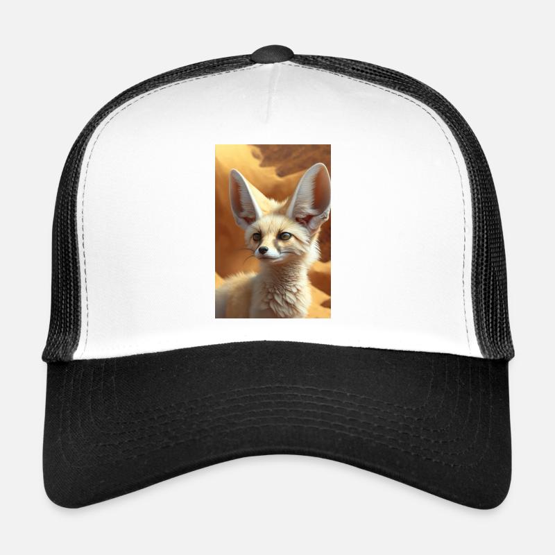 Fennec Desert Fox Safari - Casquette trucker  - blanc/noir