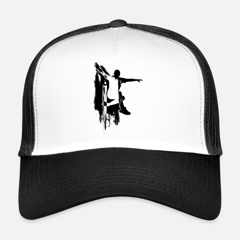 Footbag Hacky Sack Noir - Casquette trucker  - blanc/noir