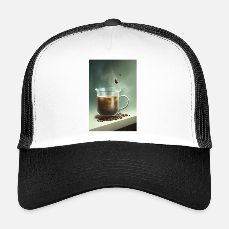 Kaffee, Kaffeebohnen Trucker Cap