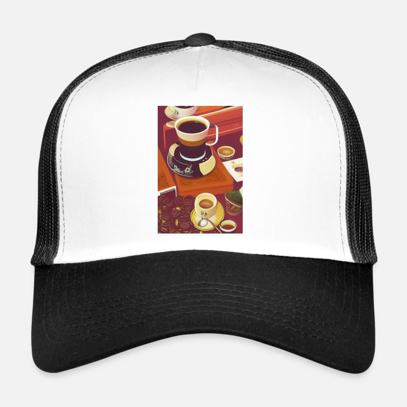 Coffee, coffee beans Trucker Cap
