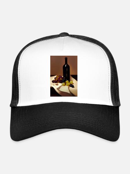Wine drinkers - Trucker Cap - white/black - Front