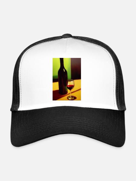 Wine drinkers - Trucker Cap - white/black - Front