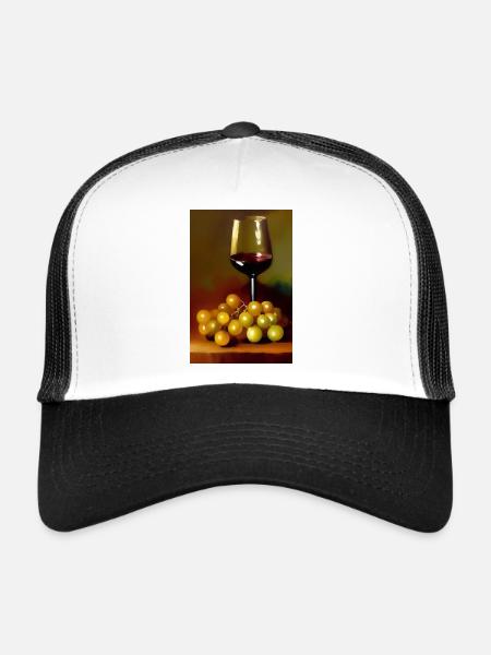 Wine drinkers - Trucker Cap - white/black - Front