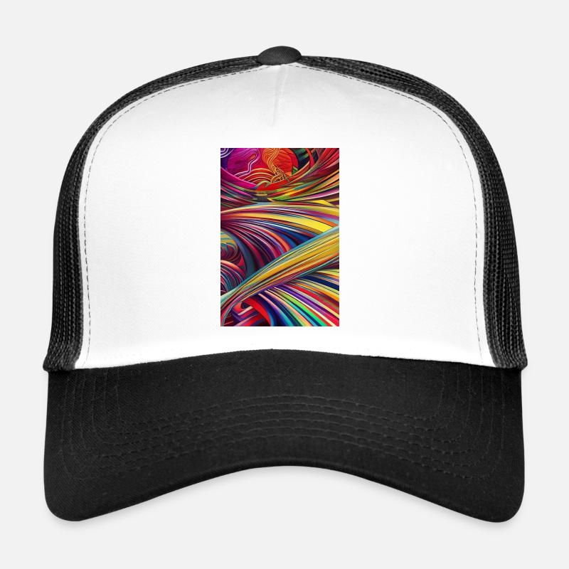 Art abstrait Casquette trucker 