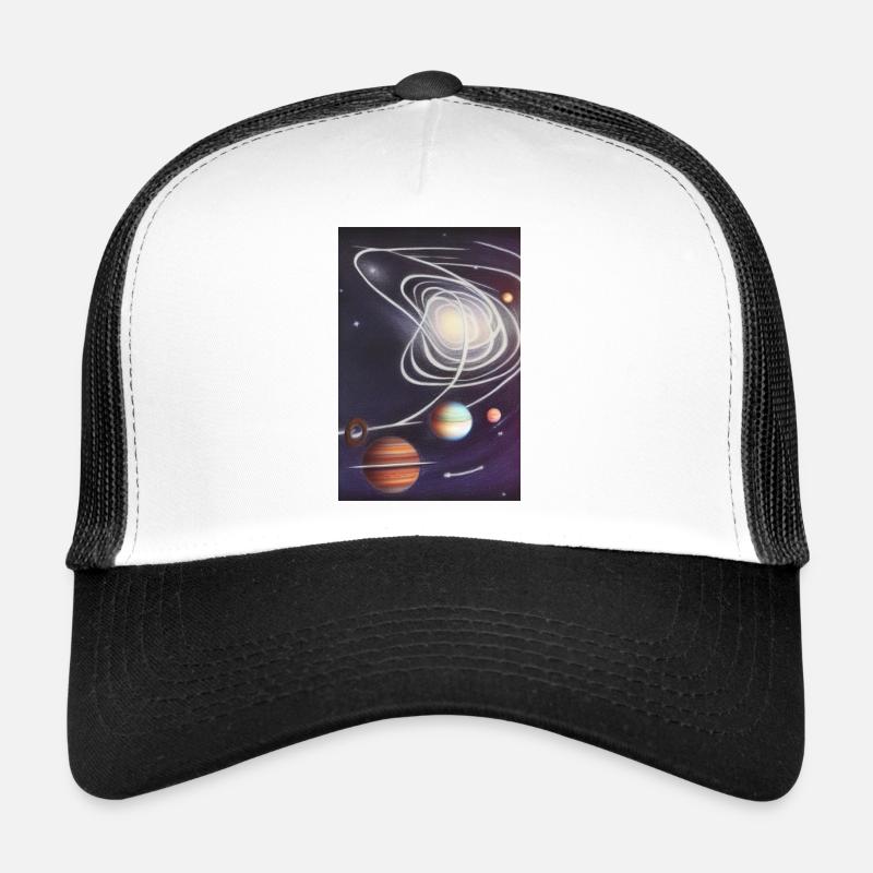 Space and planets Trucker Cap