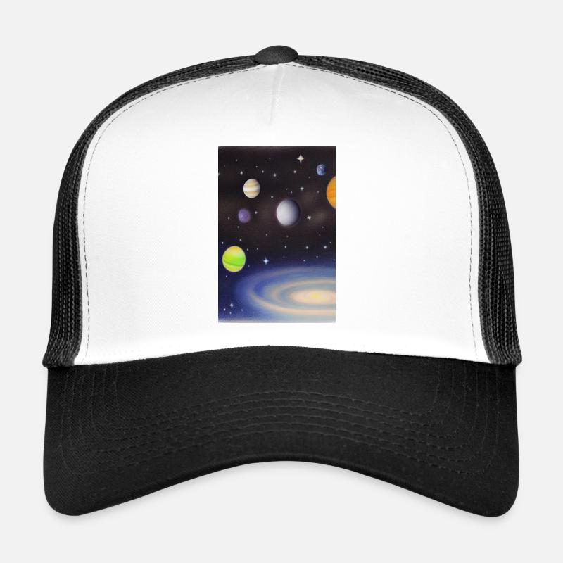 Space and planets Trucker Cap