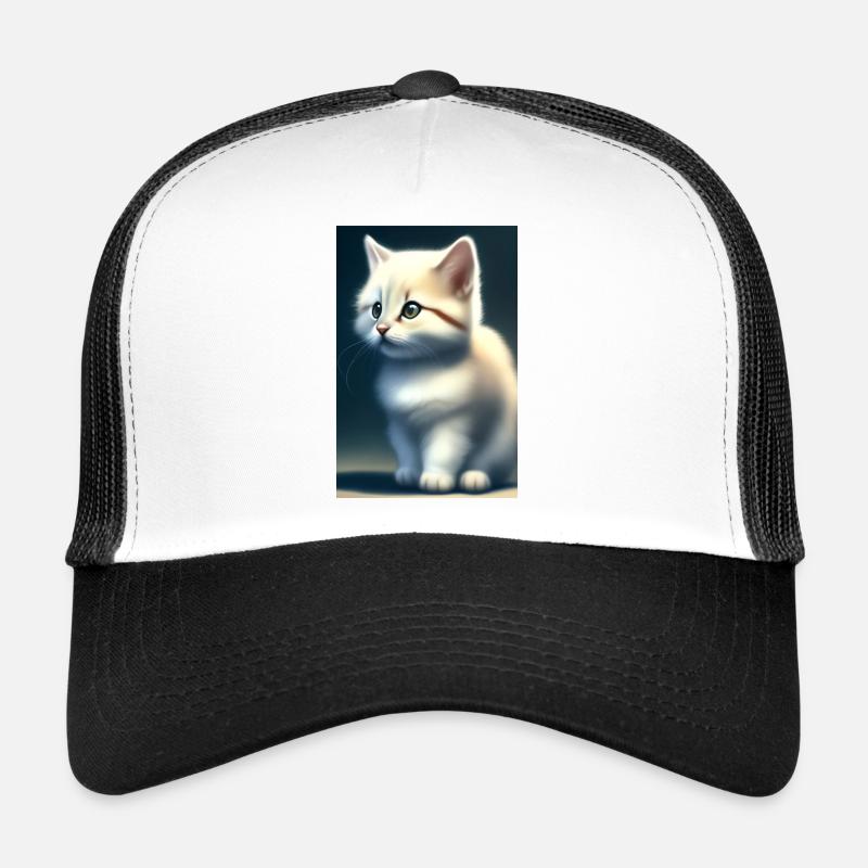 Petit bébé chat mignon Casquette trucker 