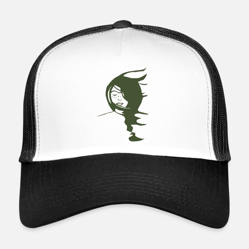 WIND - Trucker Cap - white/black
