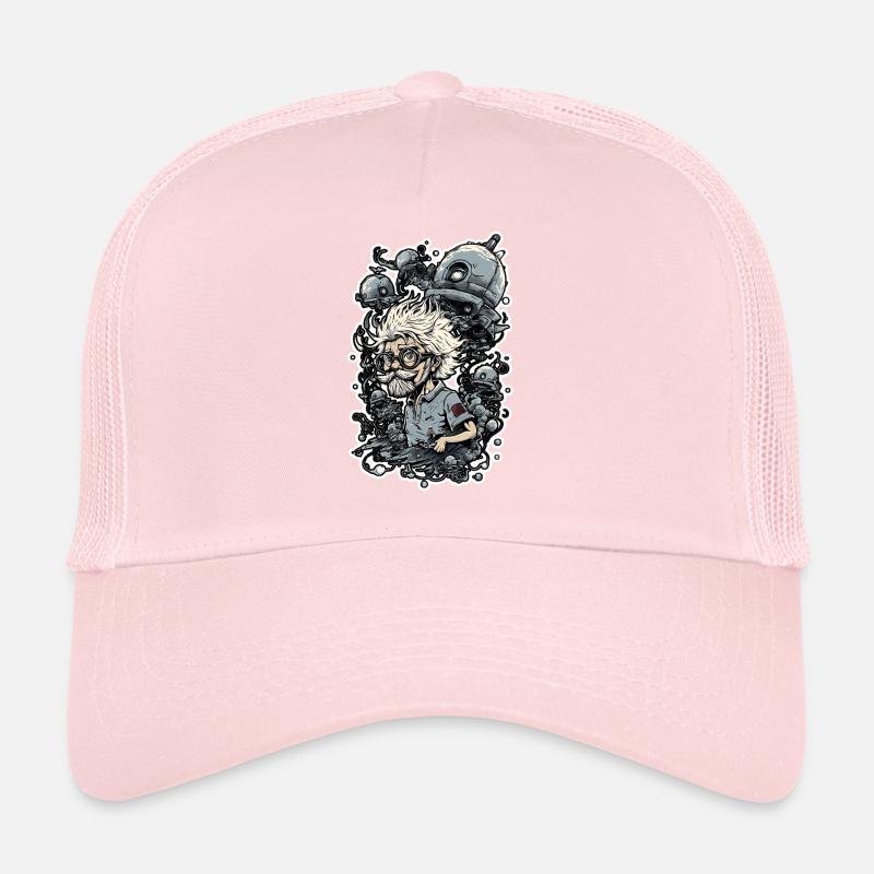 Illustration de bande dessinée scientifique, funlaboratory Casquette trucker 