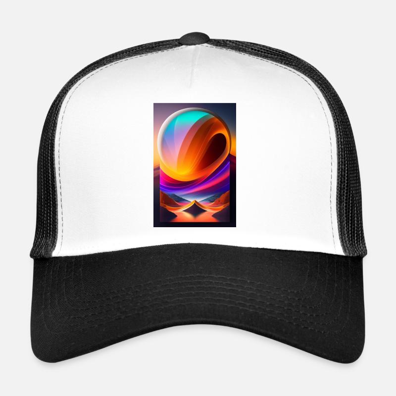 Orbe coloré Casquette trucker 