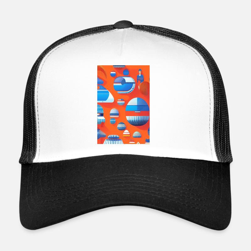 Art abstrait Casquette trucker 