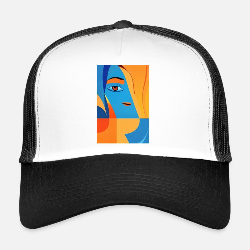 Art abstrait Casquette trucker 
