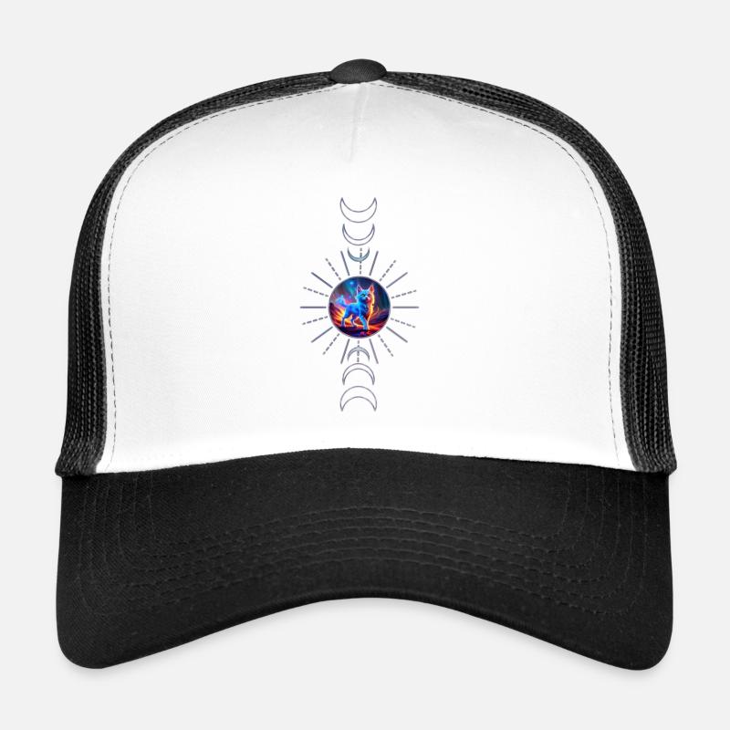 Wunderbare blaue Katze. Trucker Cap