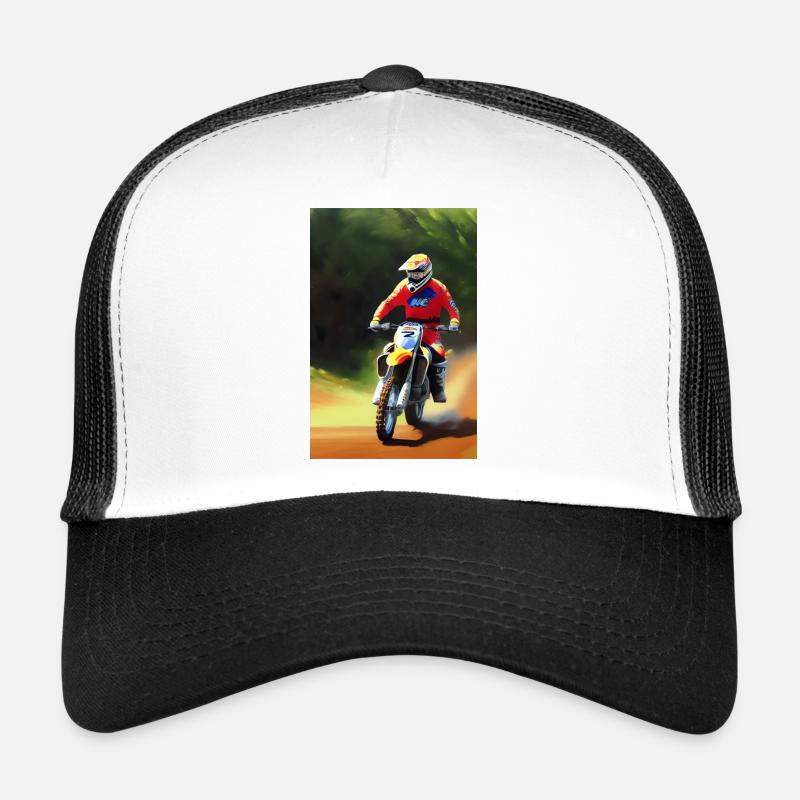 Motocross Riding Trucker Cap