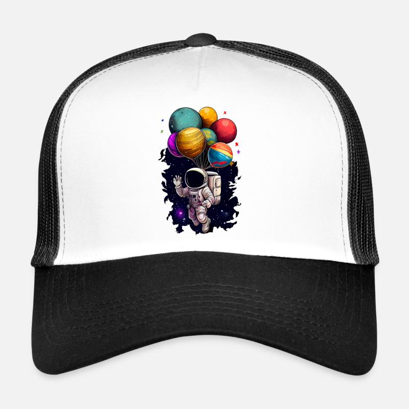Astronaute sur la lune Casquette trucker 