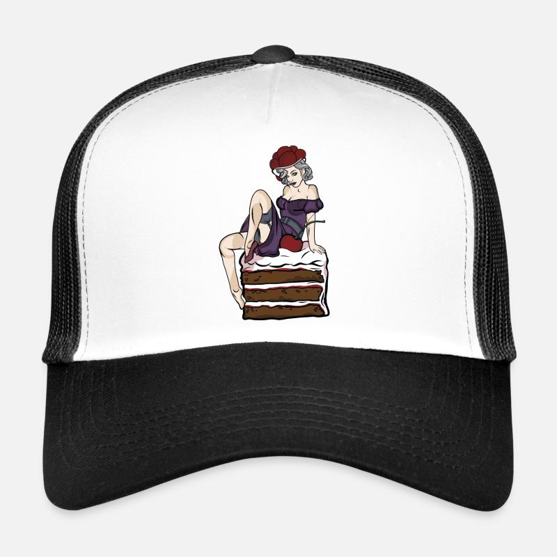 Gâteau aux cerises // Forêt-Noire Casquette trucker 