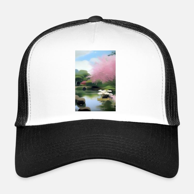 Chinesischer Zen Garten Trucker Cap