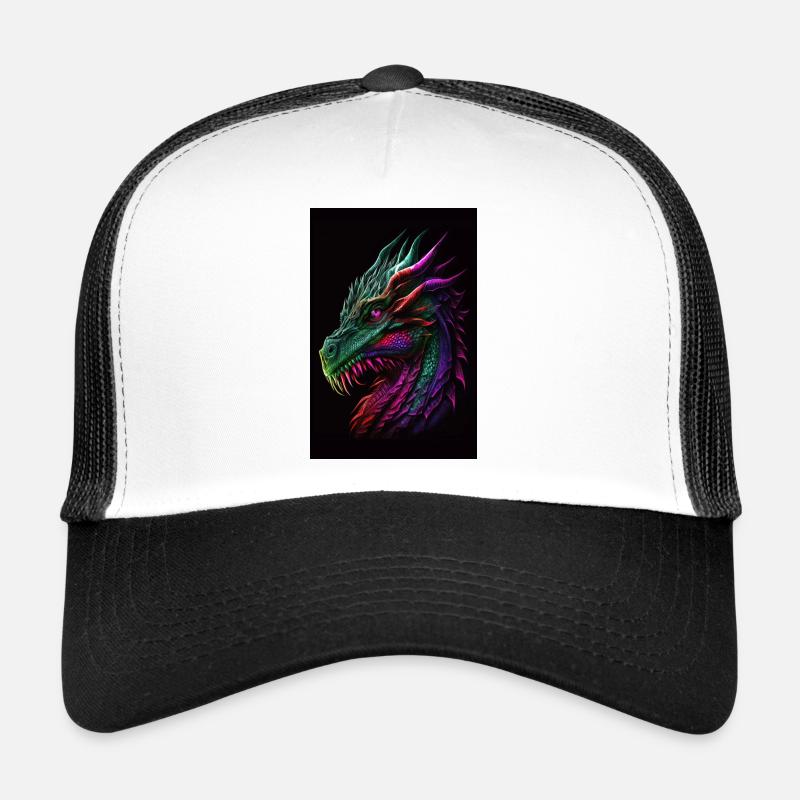 dragon tendance vert Casquette trucker 