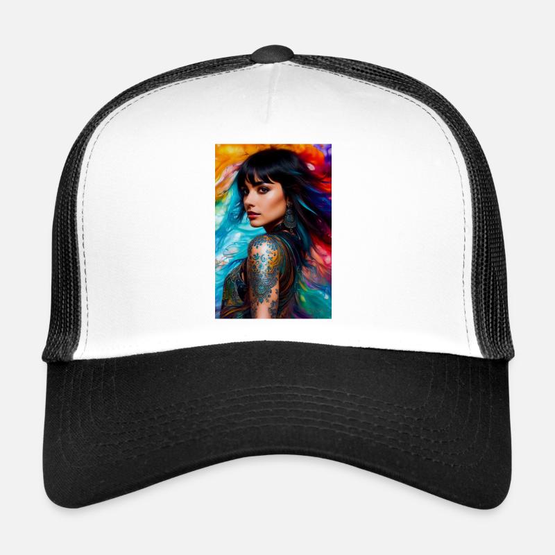 Beauté colorée 12 Casquette trucker 
