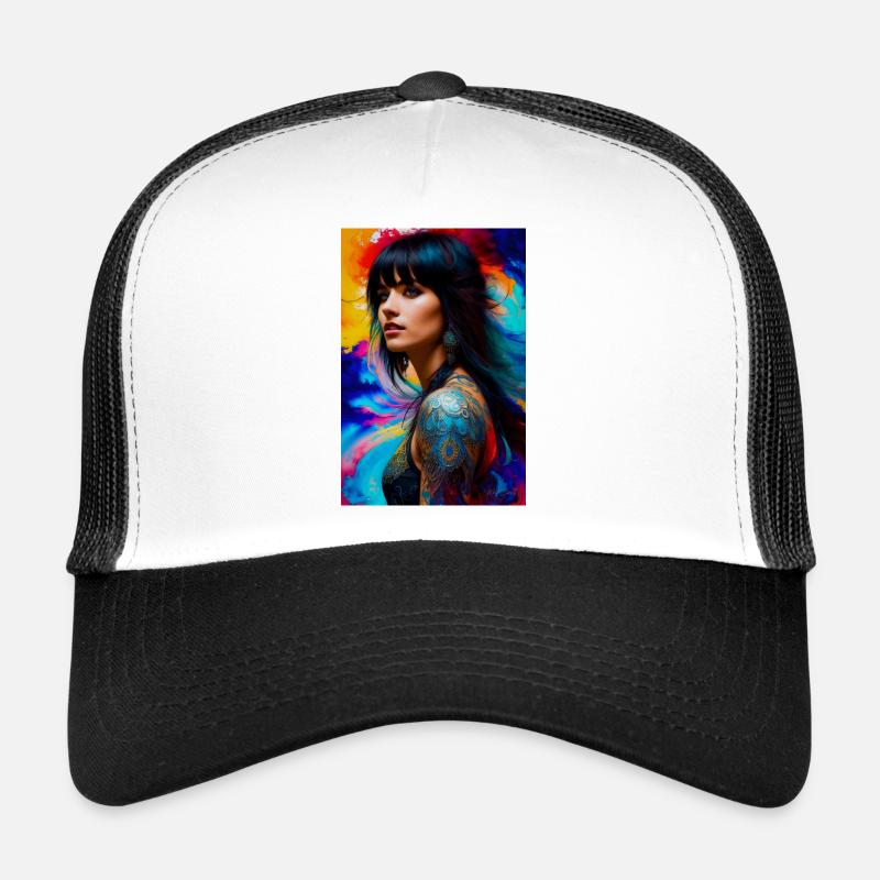 Beauté colorée 5 Casquette trucker 