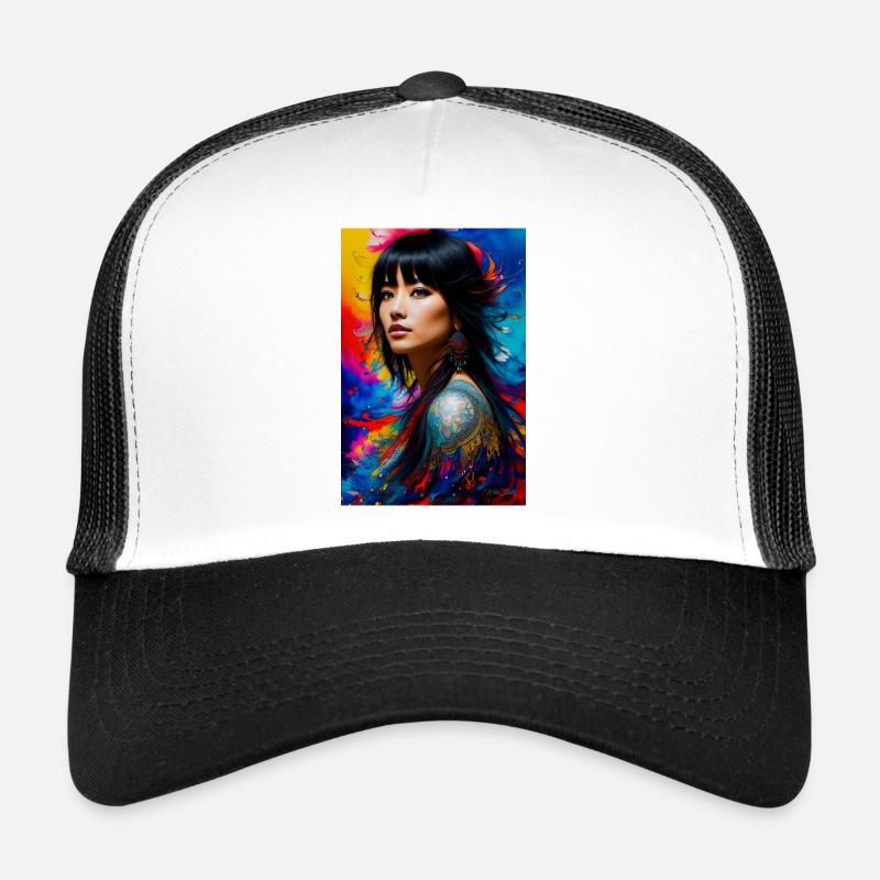 Beauté colorée 4 Casquette trucker 
