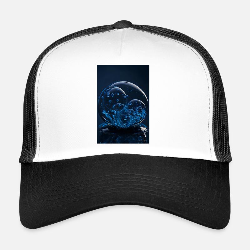 Bubbles in a bubble blue 2 Trucker Cap
