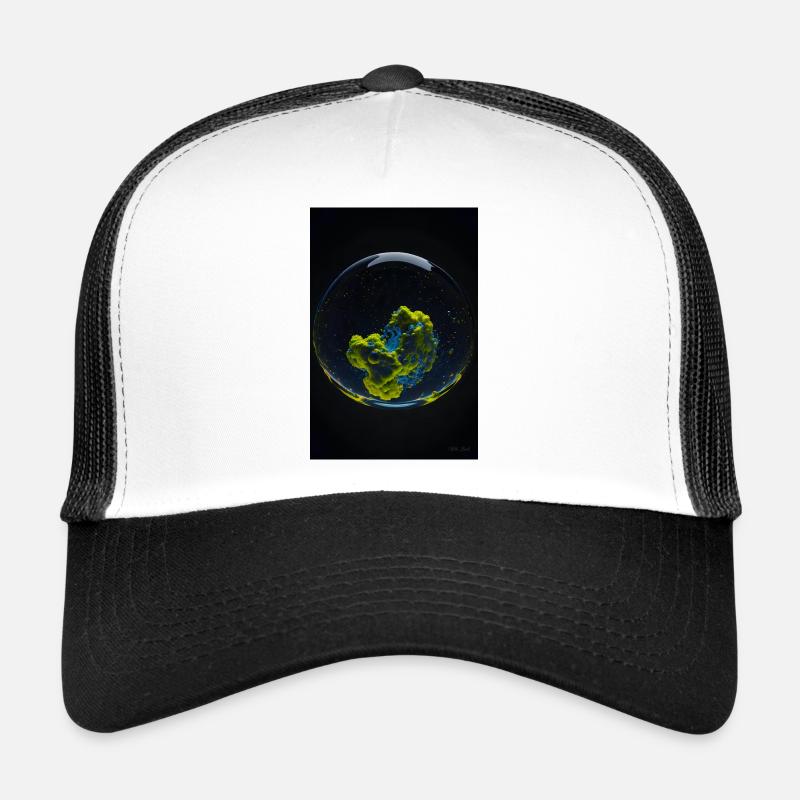 Clouds in a bubble yellow 2 Trucker Cap