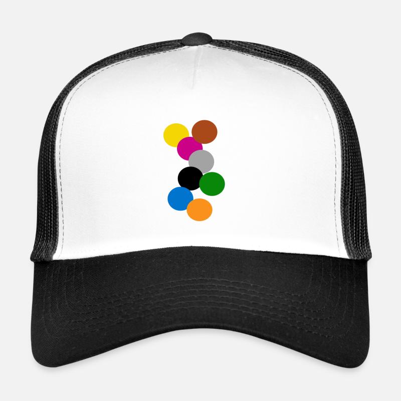 Ringe image16 - Trucker Cap - Weiß/Schwarz