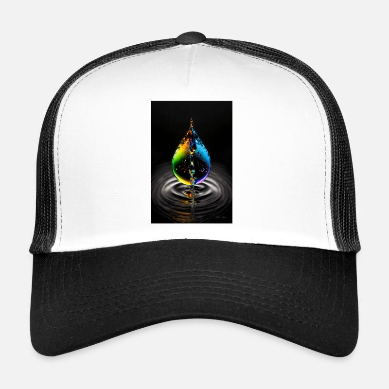 Gouttes néon 3 Casquette trucker 