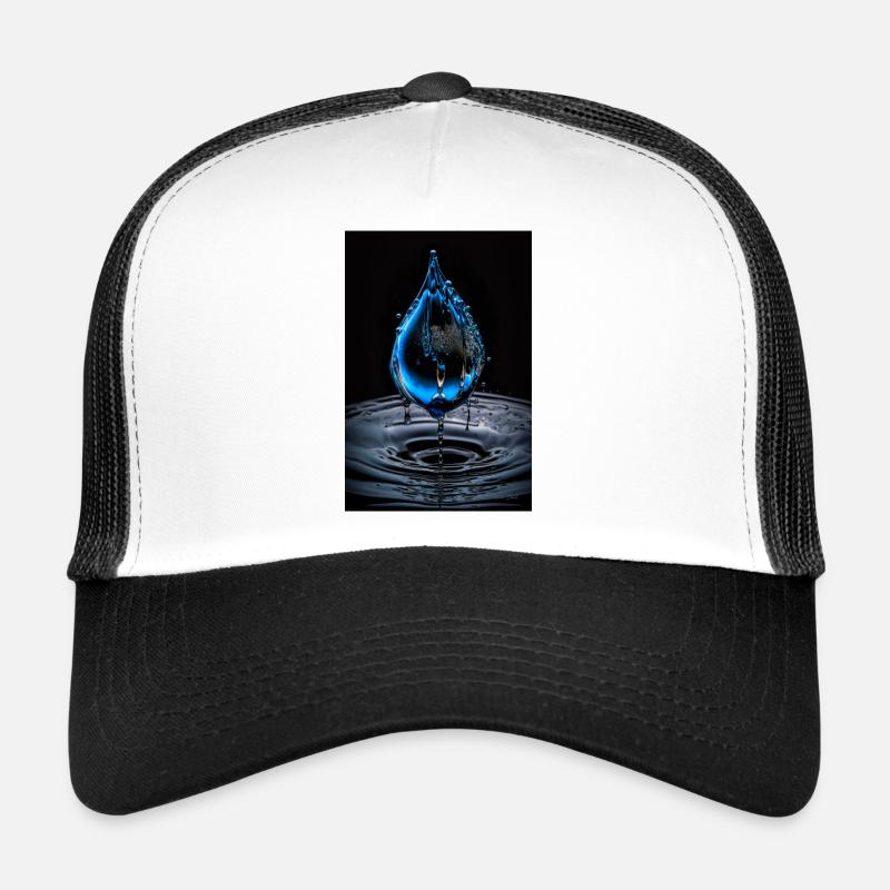 Gouttes bleues 2 Casquette trucker 