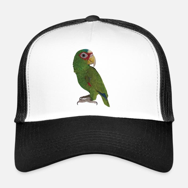 The white-fronted parrot Trucker Cap
