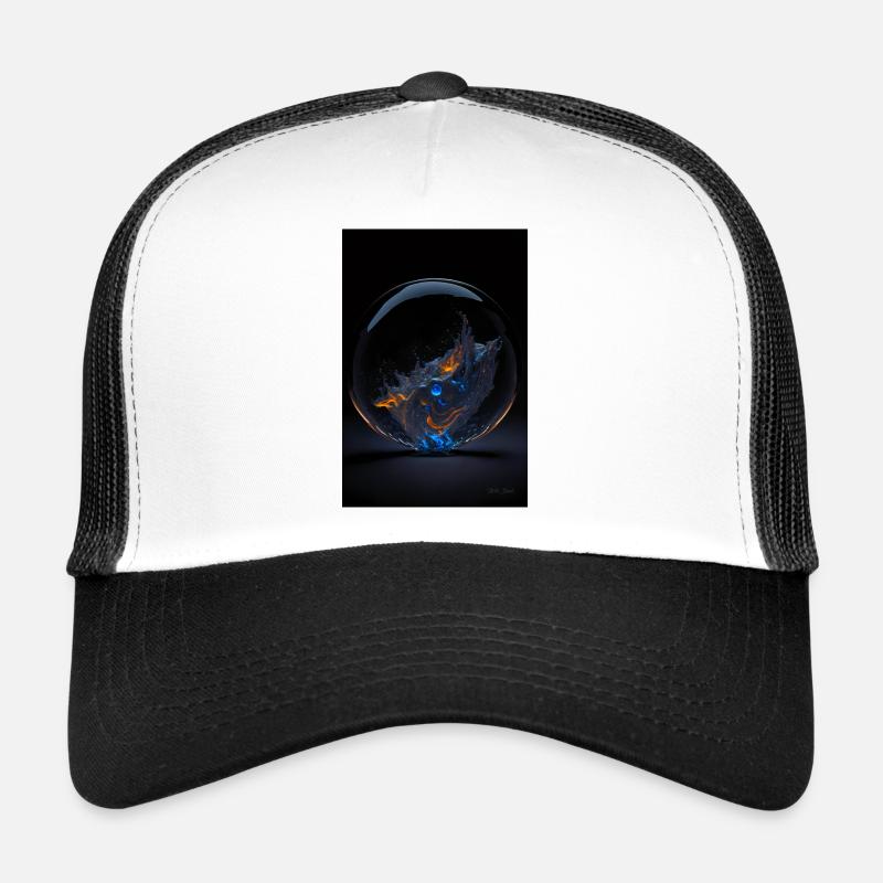 Kaos in a bubble fire 2 Trucker Cap