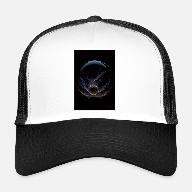 Kaos in a bubble fire 4 - Trucker Cap - white/black
