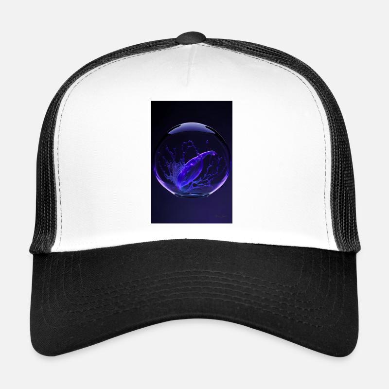 Kaos in a bubble purple 2 Trucker Cap