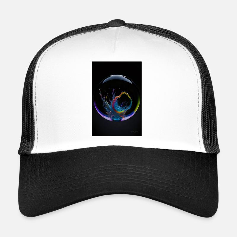 Kaos in einer Blase regenbogen 3 Trucker Cap