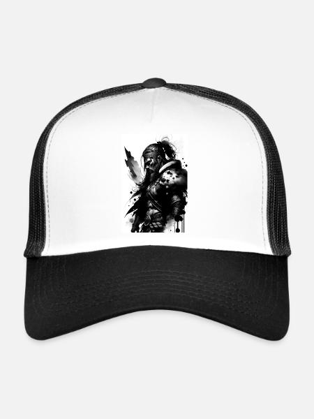 Viking - Casquette trucker  - blanc/noir - Devant