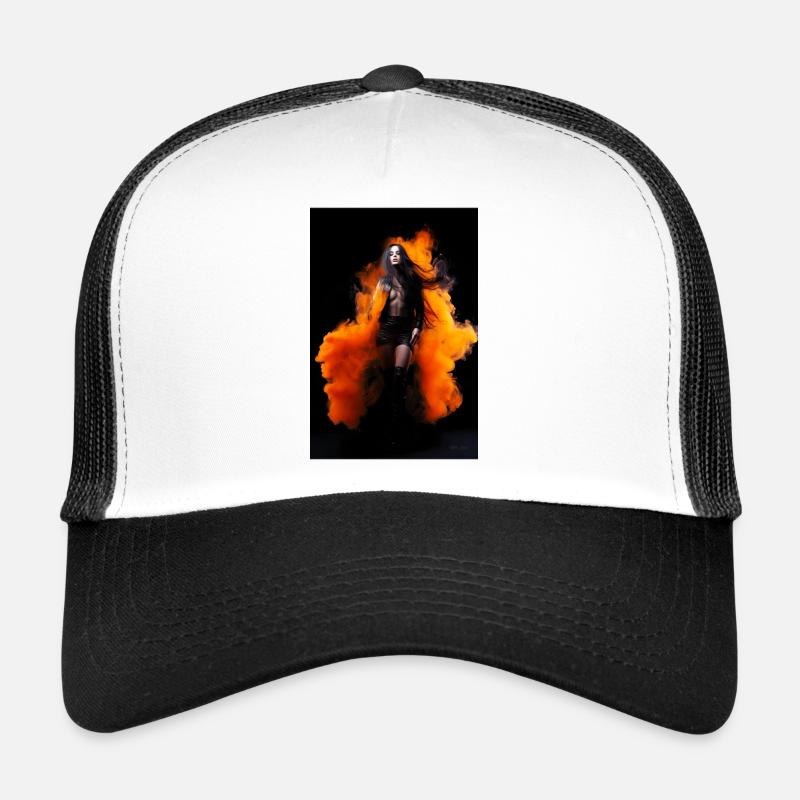 Orange Schönheit 2 Trucker Cap