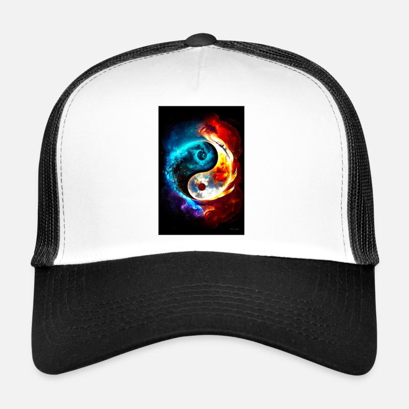 Yin Yang 5 Casquette trucker 