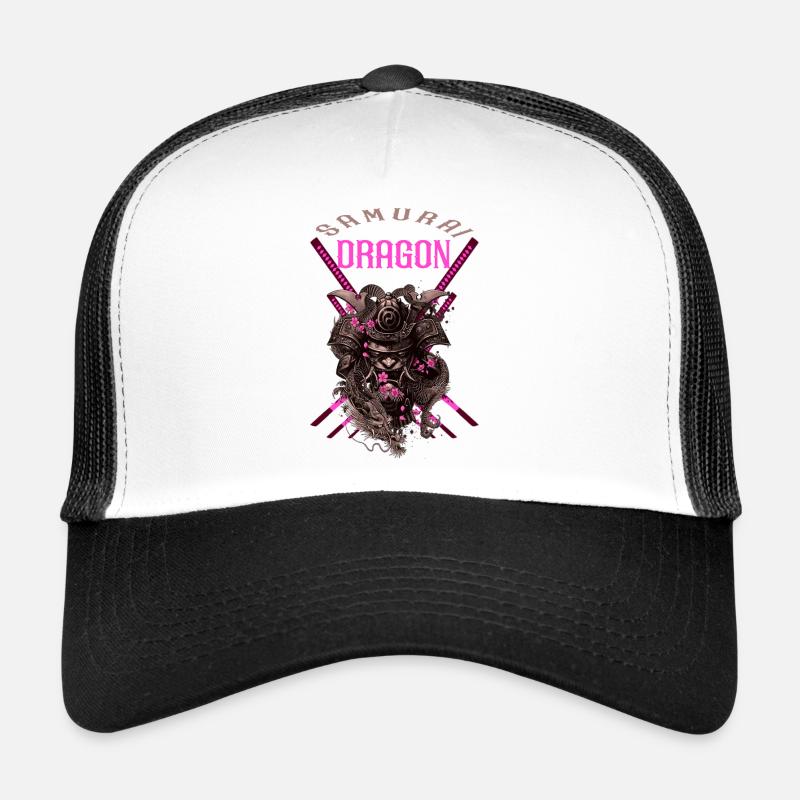Samurai-Drache Trucker Cap